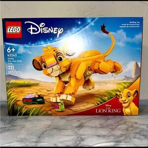 NWT Lego Disney The Lion King Simba Lion Cub 222 Piece Building Set #43243
